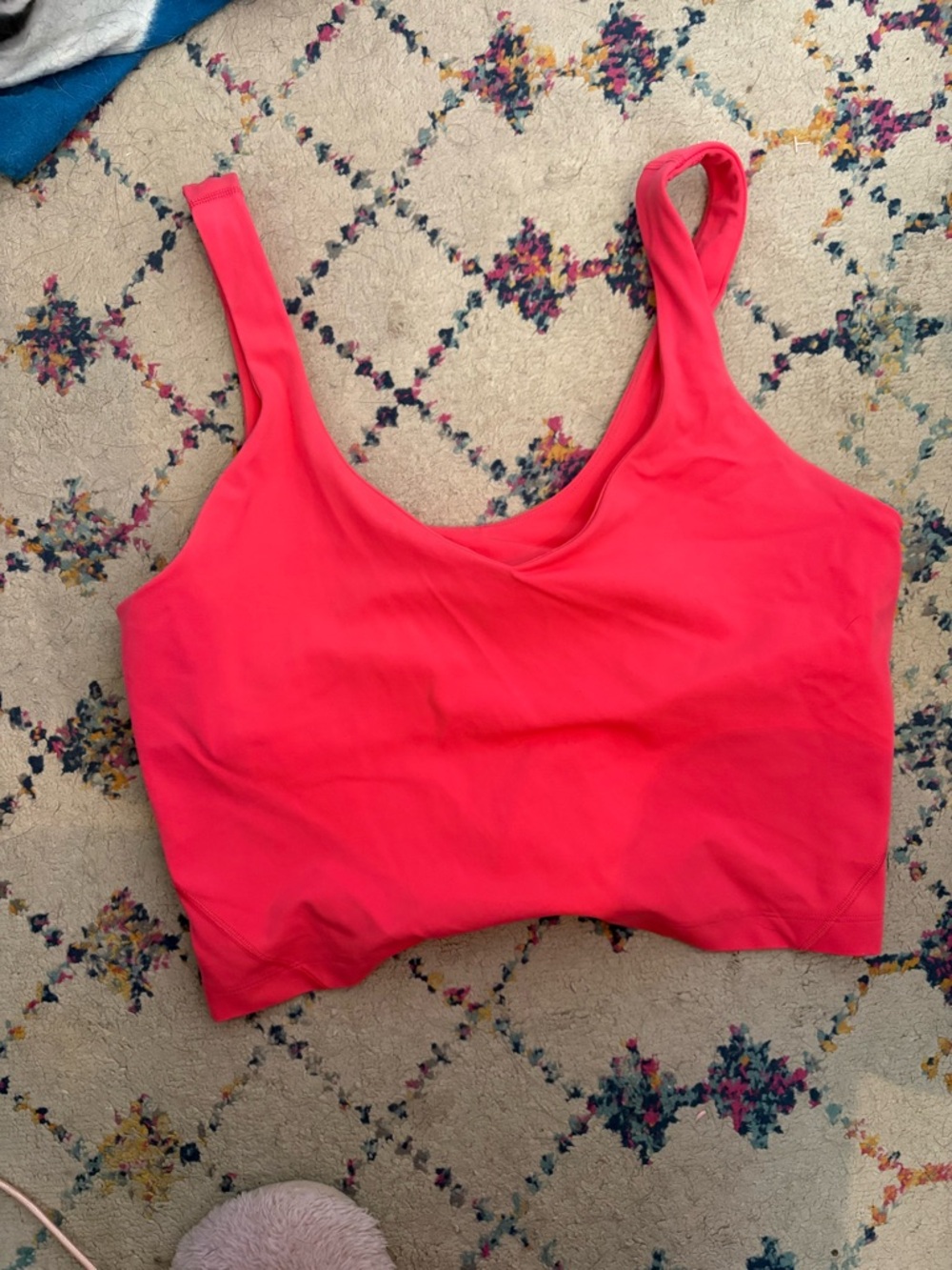 Lululemon coral Aline tank